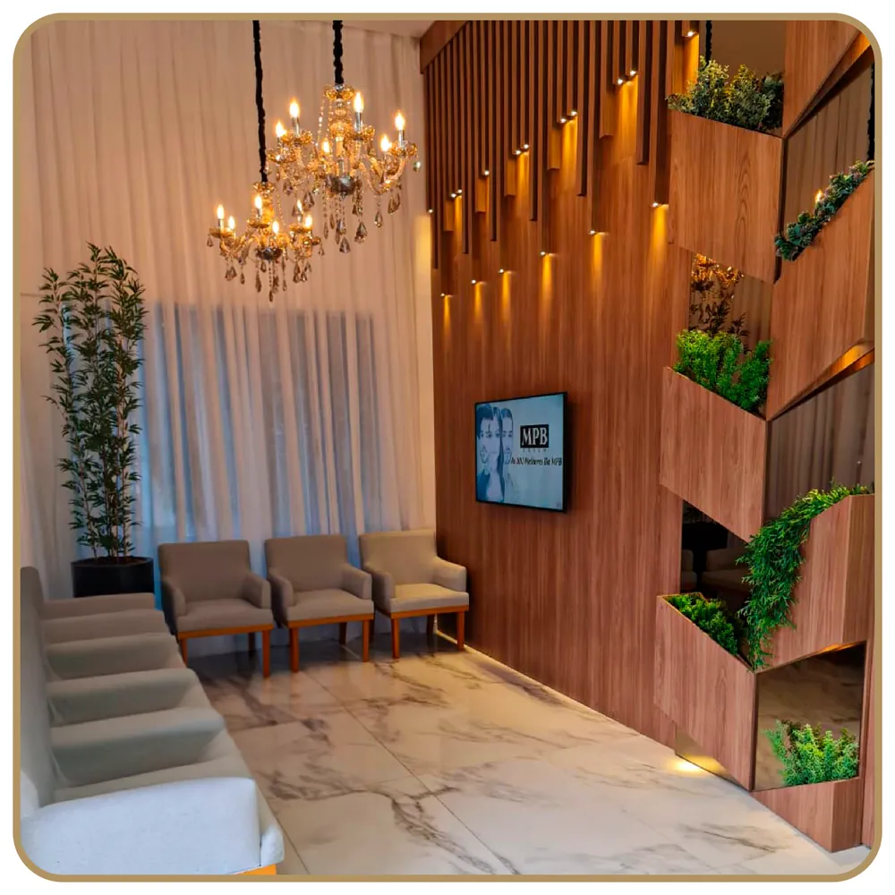 Sala de espera da Freire Odontologia em Campos dos Goytacazes